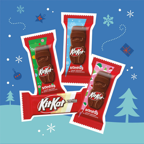 Chocolates Kit Kat Minis Navideños, 535g