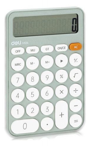 Calculadora Cuca Lindo Verde De Escritorio Con Botones