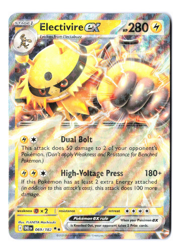 Electivire Ex 069/182 Pokemon Tcg