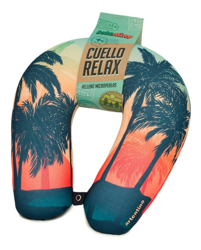 Imagen 3 de 10 de 3 Cuello Almohada Viaje Relax Microperlas Hombre Mujer Niños