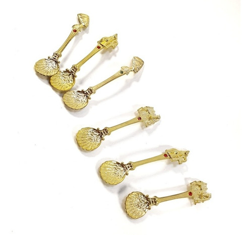 Cucharas Con Figuras Egipcias X 6 Unidades Envíos Al Pais