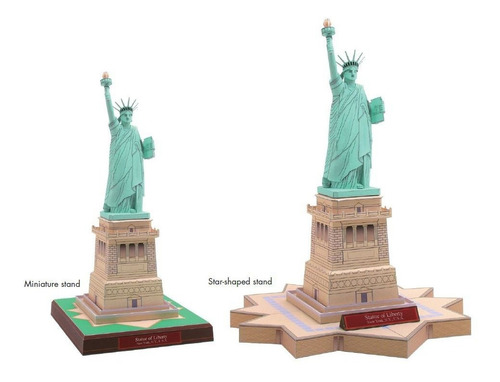  Maquete De Papel 3d / Estatua Da Liberdade / Estados Unidos