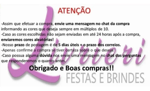 Imagem 5 de 5 de Tubete 13cm 100unid -p/ Personalizar-atac/var-várias Cores