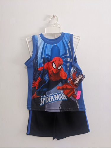 Conjunto Para Niño Marvel Spiderman 4 Años 