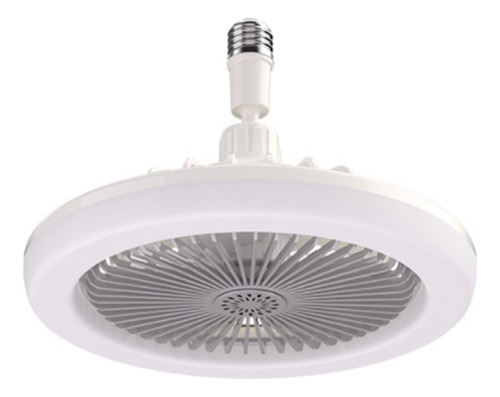 Ventilador Ajustable 2 En 1 Con Bombilla Led Baja. Para Tech