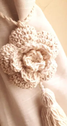 Agarrador de cortinas a crochet hotsell