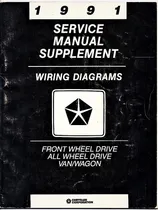Comprar Manual Esquemas Eletricos Linha Chrysler 1991 - Van u002F Wagon