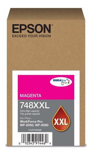 Cartucho De Tinta Epson 748xxl Magenta