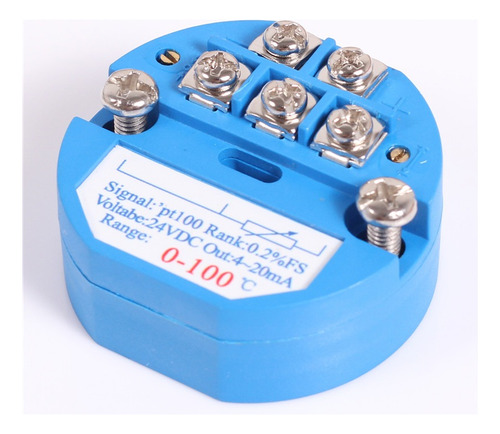 Transmisor De Temperatura Rtd/pt100 Salida 4-20ma 0-100°c
