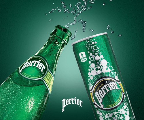 Agua Mineral De Manantial Perrier 330 Ml Vidrio 24 Pack