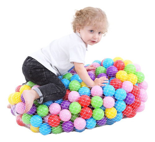 Pack 200 Pelotas Plásticas Para Piscina 5.5 Cm Infantil