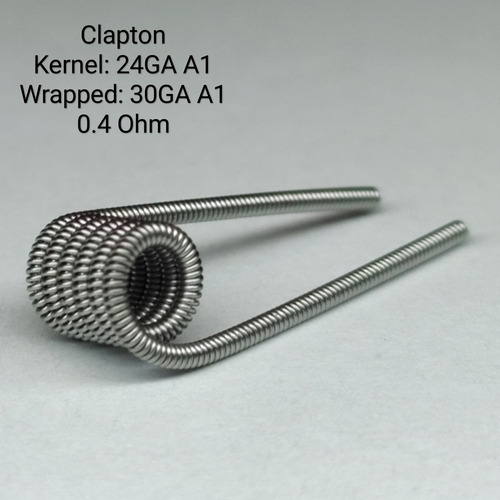10pz Clapton 0.4ohm Resistencias Coil Kanthal