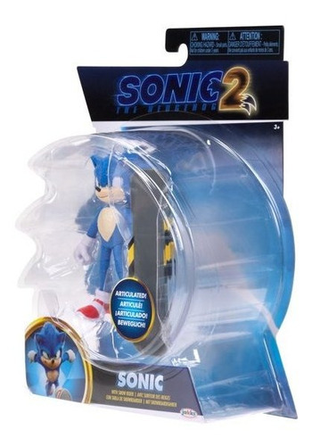 Sonic The Hedgehog 2 Sonic Action Figure Oficial