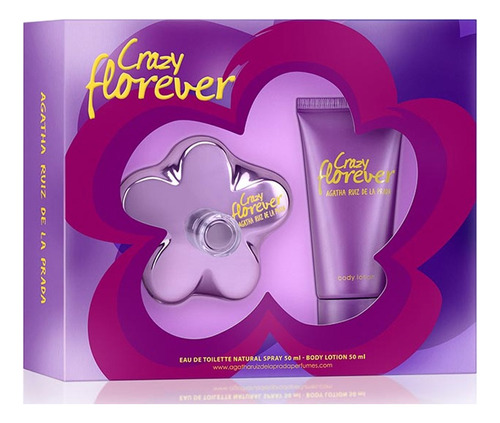 Perfume Mujer Crazy Florever 50 Ml + Body Lotion 50 Ml
