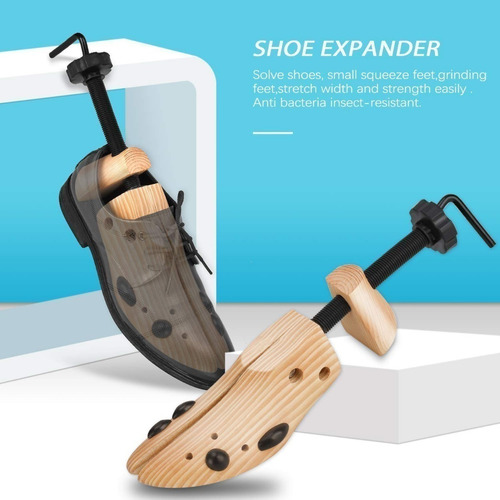 Imagen 7 de 8 de Hormas Para Zapatos Moldeador Expasor Madera T- Grande