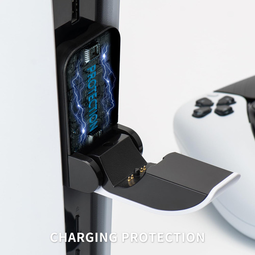 Cargador Mini Para Mandos Ps5 Soporte Plegable Compatible