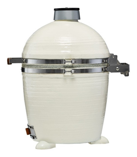 Imagen 2 de 9 de Parrilla Kamado Kb10 Blanco Horno Ahumador Premium Nano