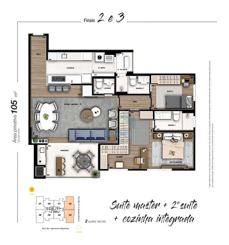 Evolve - Apartamentos De Alto Padrão No Bairro Cristo Rei, Com Excelente Acabamento E Entrega Prevista Para Junho De 2021. - Ap00483 - 69307930