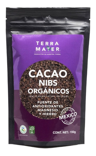 Cacao Nibs 150g Orgánicos Certificado Certimex