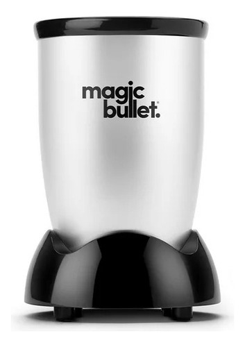 Magic Bullet Blender, Pequeño, Plateado, 11 Piezas Color Plateado
