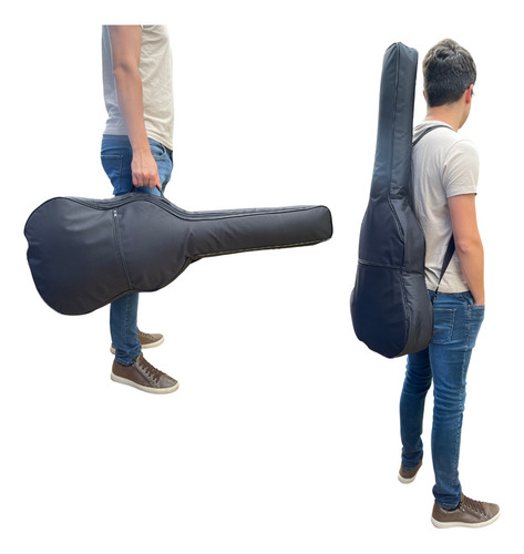 Capa Bag Luxo Top Acolchoada Para Violão 12 Cordas Craviola