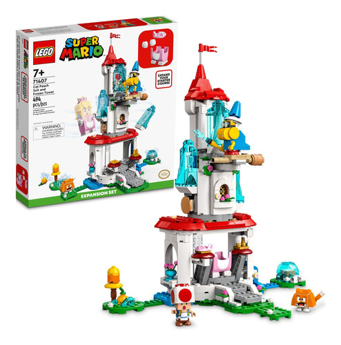 Cat Peach Lego Tower Expansion 494 Piezas 7 Años