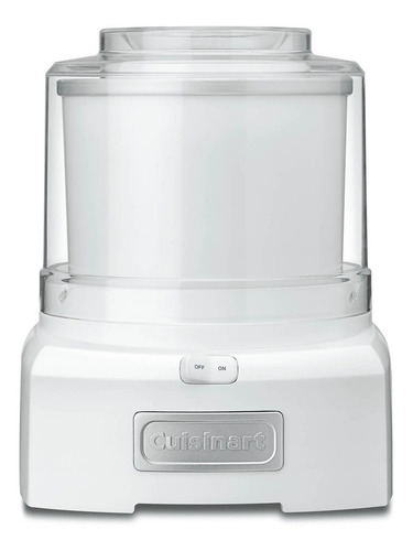 Imagen 2 de 4 de Maquina Automática De Helado Blanca Cuisinart Ice-21