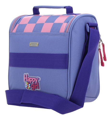 Mochila En Kit 3pzas Con Ruedas Chenson Chester Hg70235-u Violeta Mochila Lonchera
