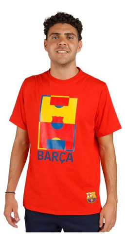 Remera Deportiva De Barcelona Licencia Oficial Hombre 