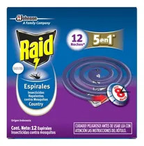 Comprar Espirales Raid Country Caja 12 Espirales