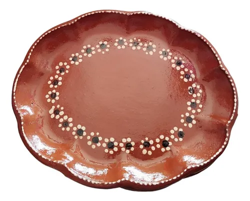 Platos de barro artesanales sale