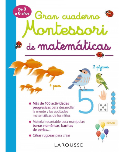 Libro Gran Cuaderno Montessori De Matemáticas - 
