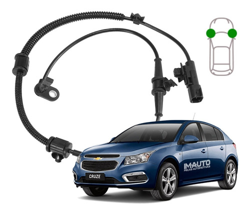 Sensor Abs Dianteiro Direito Gm Cruze 1.8 Lt Ltz 2012 A 2016