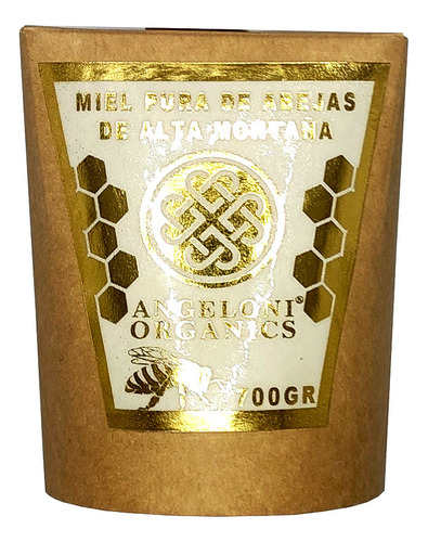 Miel Pura De Abejas De Alta Montaña 700gr Angeloni Organics