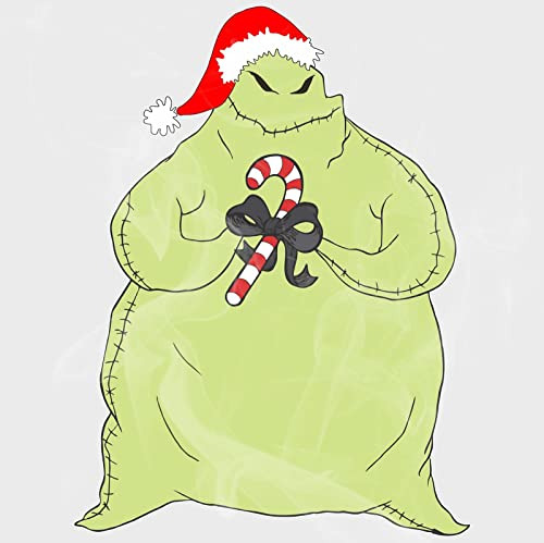 Oogie Boogie Navidad Vinilo Adhesivo Transparente Semitransp