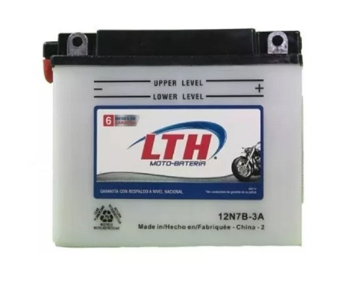 Moto Bateria 6m Garantia Lth  12n7b-3a 12n7a-3a