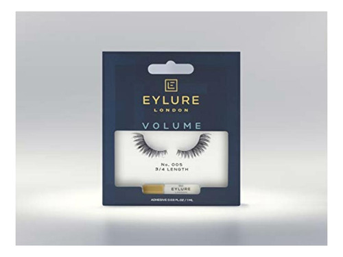 Eylure Accents False Lashes, Style No. 005, Reusable,