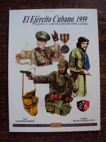 Ejército Cubano 1959 Batista Revolucion Fidel Castro Uniform