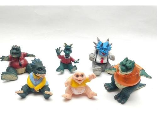 Figuras Familia Sinclairs Los Dinosaurios Vintage 