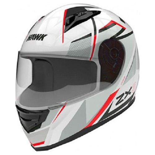 Casco Moto Integral Hawk Zx3 Importado Mate Blanco Xl 62