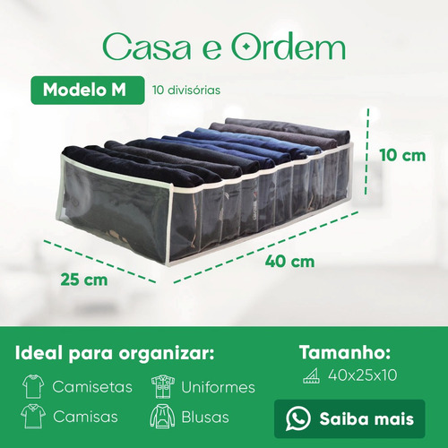 Combo Colmeia Organizadora: 10 P2 + 10 M