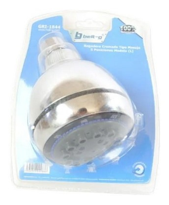 Ducha Regadera Cromada De 5 Posiciones Hogar / Baño