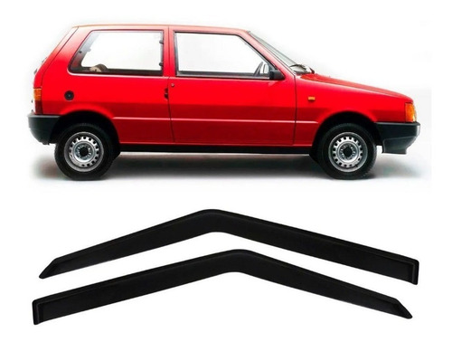 Defletor Calha Chuva  Fiat Uno Antigo 85 05 - 2 Portas