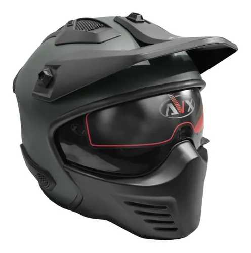Casco moto desmontable sale