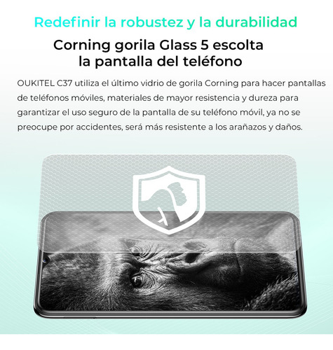 Oukitel C37 Dual SIM 256 GB verde 8 GB RAM