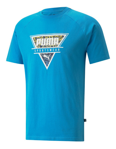 Playera Puma Casual Estampado Para Hombre Summer Graphic