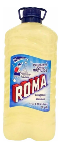Detergente Ropa Líquido Biodegradable Roma Multiusos 3.78 L