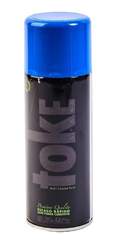 Pintura En Aerosol Toke Azul Brillante 420 Ml Sibaco