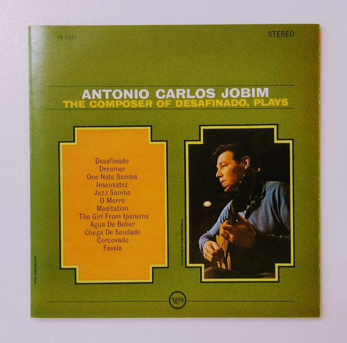 Cd Antonio Carlos Jobim The Composer Of Desafinado Plays