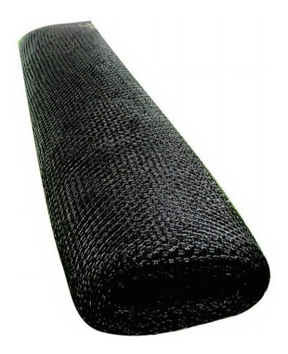 Imagen 3 de 10 de Cerramiento Malla Plastico Romboidal Ancho1,20 Negro